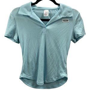 No Boundaries Junior/women’s Top Size S(3-5) color Blue short sleeve